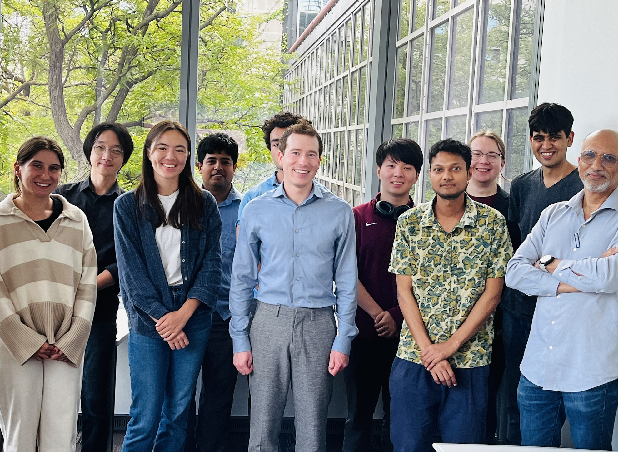 The Guha Group attending Connor's defense